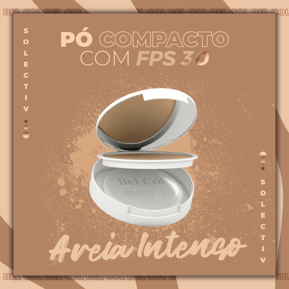 Solectiv Mineral Powder Areia Intenso – Pó Compacto FPS30 -12 g