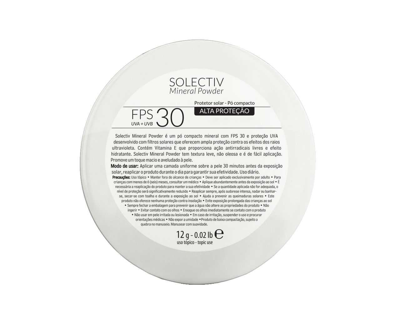 Solectiv Mineral Powder Bege - Pó compacto -12 g