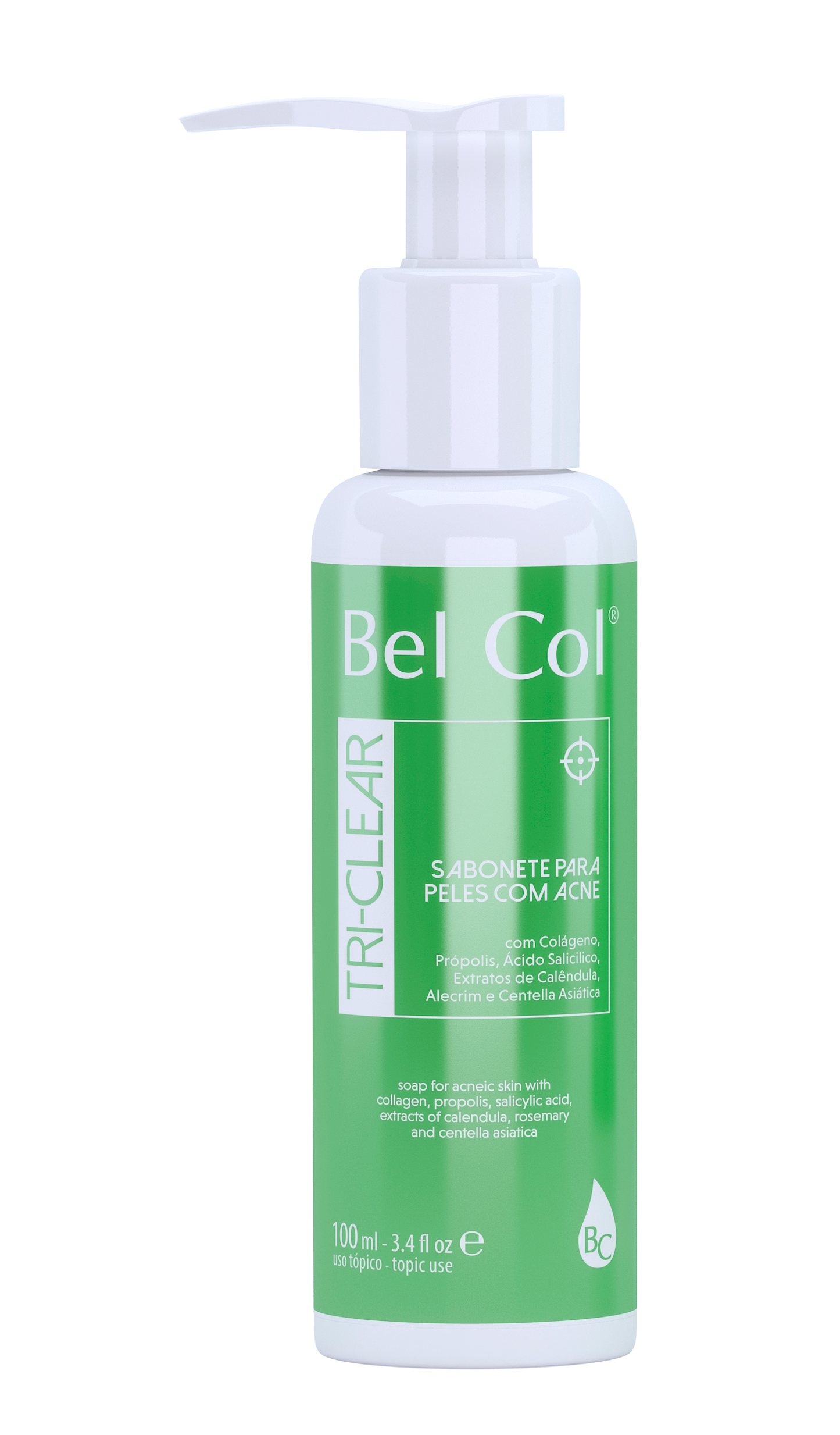 Tri-Clear - Sabonete facial para peles com acne - 100ml