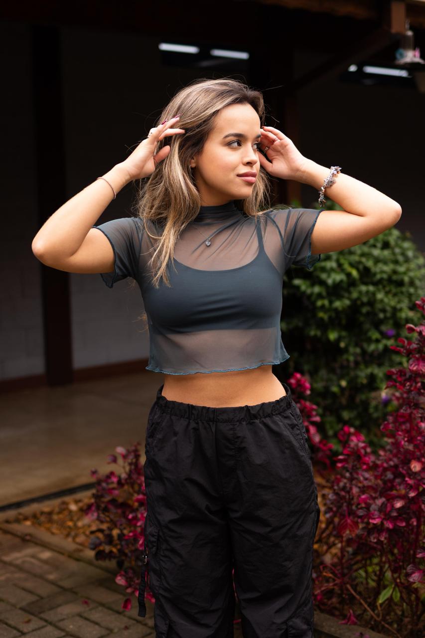 Baby Tee Tule Verde