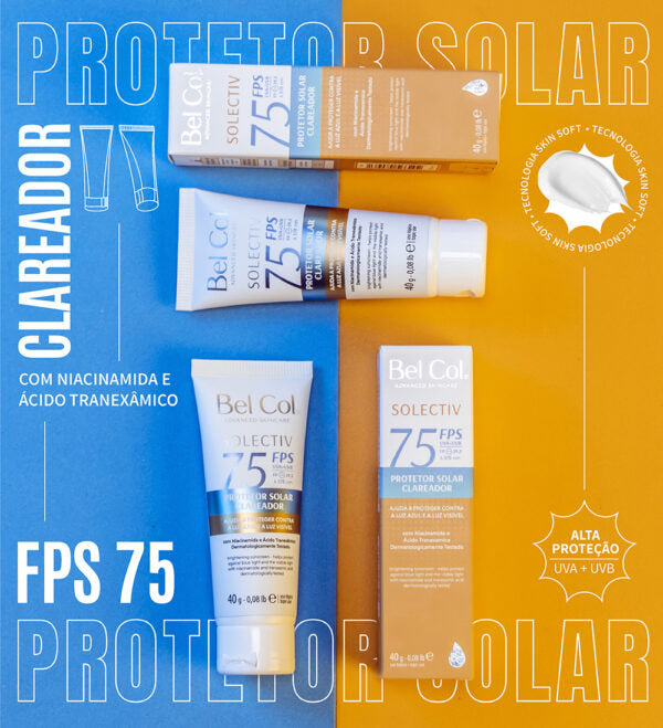 Protetor Solar Solectiv Clareador FPS 75 – 40g