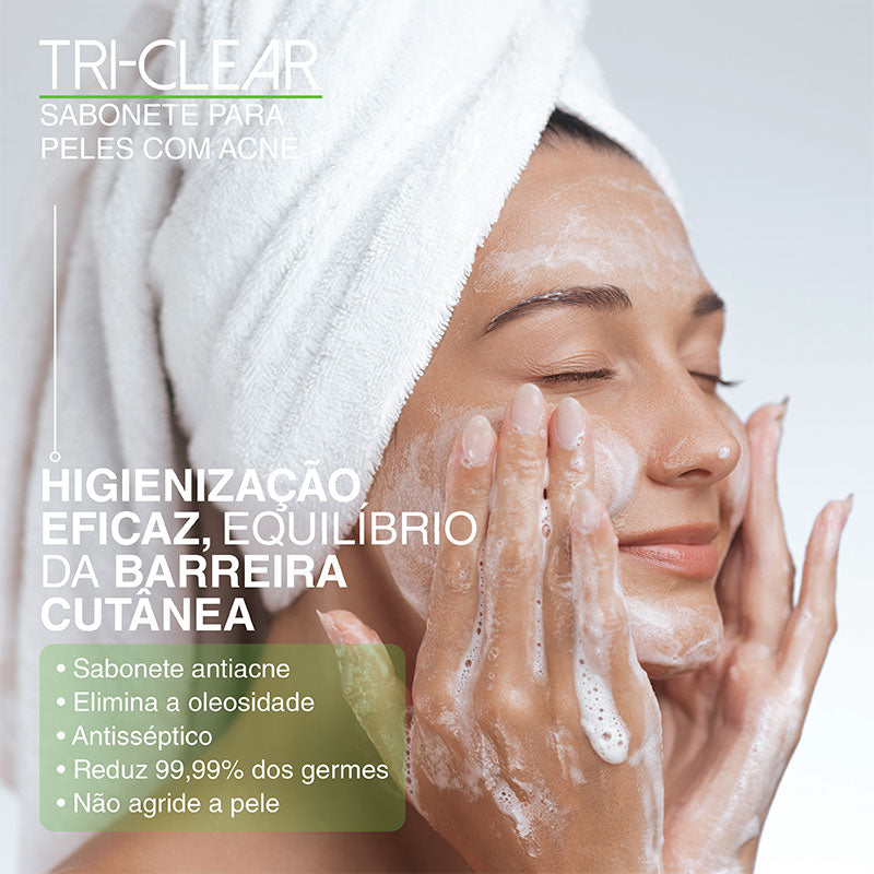 Tri-Clear – Sabonete para peles com acne – 100 ml