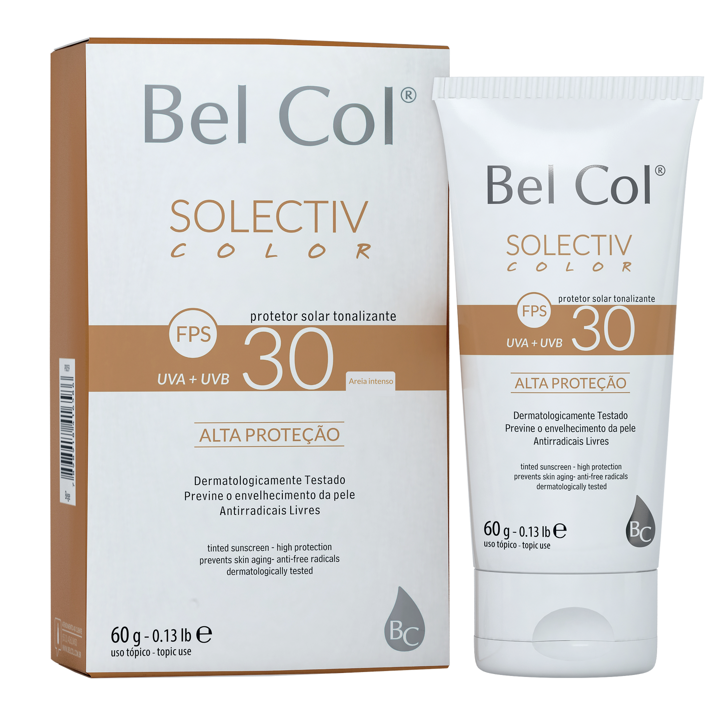 Solectiv Color FPS 30 Areia intenso -  Protetor solar com tonalizante - 60 g