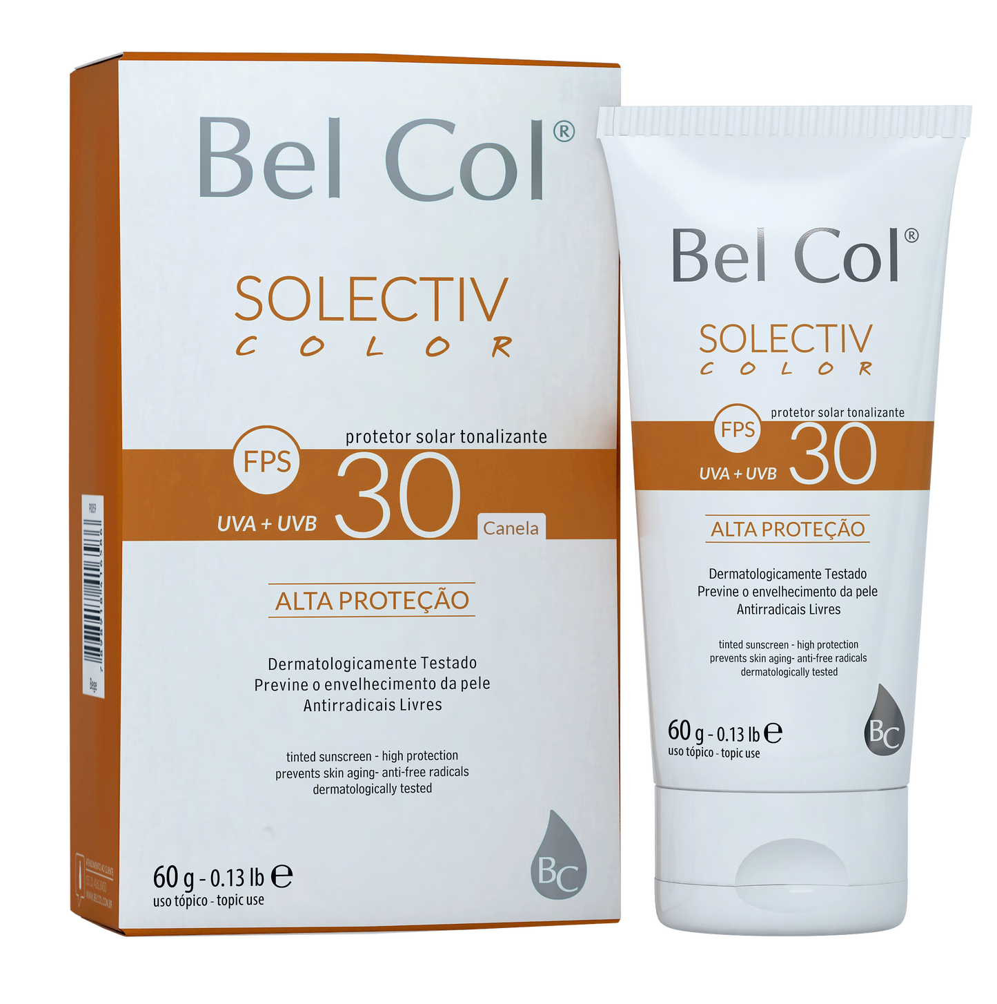 Solectiv Color FPS 30 - Canela - Protetor solar com tonalizante - 60 g