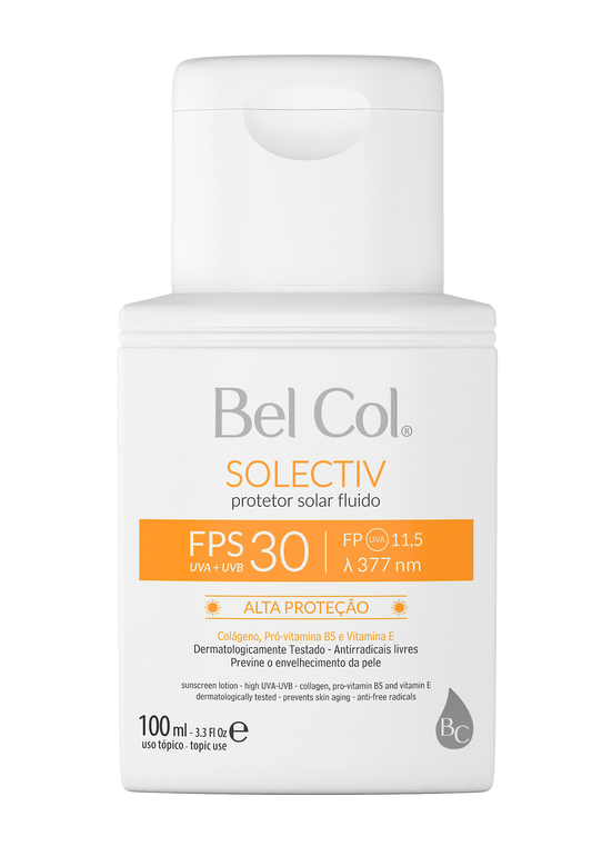 Solectiv Fluido FPS 30 - protetor solar fluido 100 ml